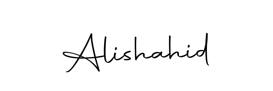 Create a beautiful signature design for name Alishahid. With this signature (Autography-DOLnW) fonts, you can make a handwritten signature for free. Alishahid signature style 10 images and pictures png