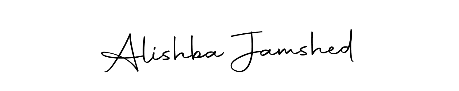 Create a beautiful signature design for name Alishba Jamshed. With this signature (Autography-DOLnW) fonts, you can make a handwritten signature for free. Alishba Jamshed signature style 10 images and pictures png