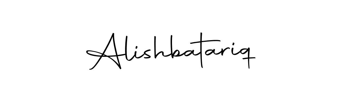 You should practise on your own different ways (Autography-DOLnW) to write your name (Alishbatariq) in signature. don't let someone else do it for you. Alishbatariq signature style 10 images and pictures png