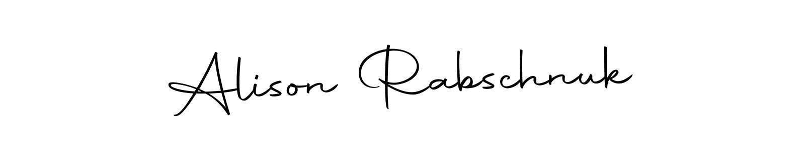 Also we have Alison Rabschnuk name is the best signature style. Create professional handwritten signature collection using Autography-DOLnW autograph style. Alison Rabschnuk signature style 10 images and pictures png