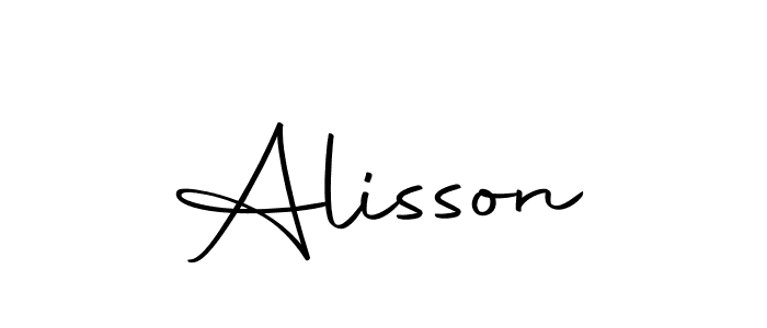 Design your own signature with our free online signature maker. With this signature software, you can create a handwritten (Autography-DOLnW) signature for name Alisson. Alisson signature style 10 images and pictures png