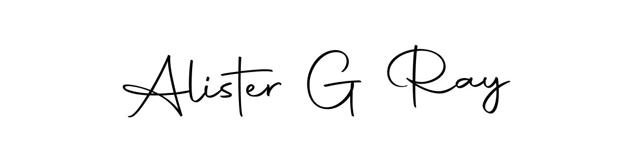 Use a signature maker to create a handwritten signature online. With this signature software, you can design (Autography-DOLnW) your own signature for name Alister G Ray. Alister G Ray signature style 10 images and pictures png