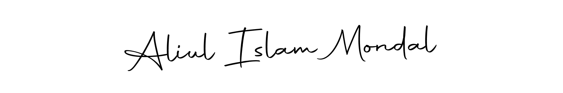 Similarly Autography-DOLnW is the best handwritten signature design. Signature creator online .You can use it as an online autograph creator for name Aliul Islam Mondal. Aliul Islam Mondal signature style 10 images and pictures png