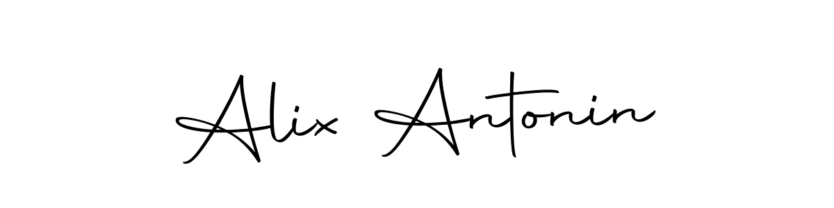 Design your own signature with our free online signature maker. With this signature software, you can create a handwritten (Autography-DOLnW) signature for name Alix Antonin. Alix Antonin signature style 10 images and pictures png
