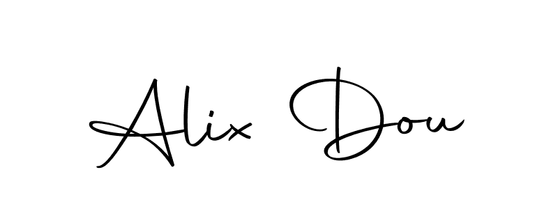 if you are searching for the best signature style for your name Alix Dou. so please give up your signature search. here we have designed multiple signature styles  using Autography-DOLnW. Alix Dou signature style 10 images and pictures png