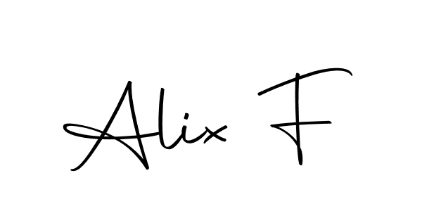 It looks lik you need a new signature style for name Alix F. Design unique handwritten (Autography-DOLnW) signature with our free signature maker in just a few clicks. Alix F signature style 10 images and pictures png