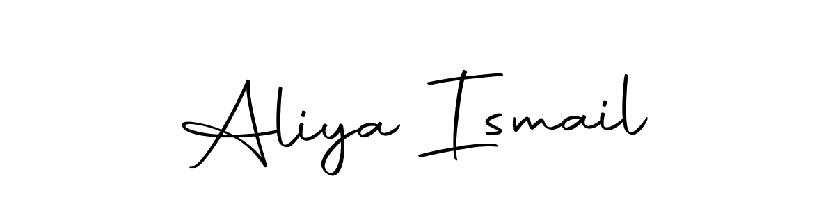 Make a beautiful signature design for name Aliya Ismail. Use this online signature maker to create a handwritten signature for free. Aliya Ismail signature style 10 images and pictures png