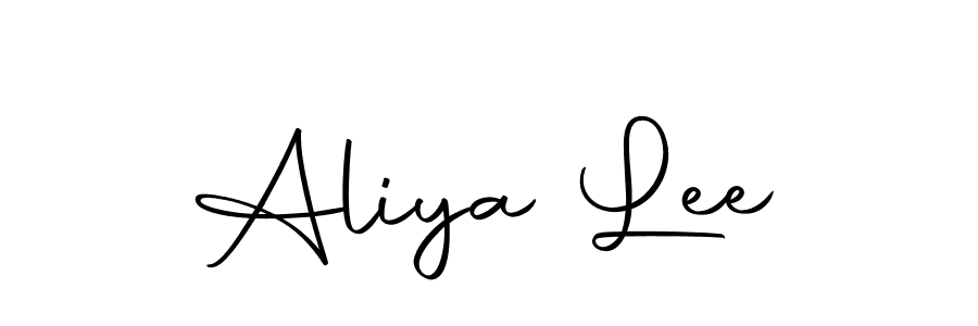 Similarly Autography-DOLnW is the best handwritten signature design. Signature creator online .You can use it as an online autograph creator for name Aliya Lee. Aliya Lee signature style 10 images and pictures png