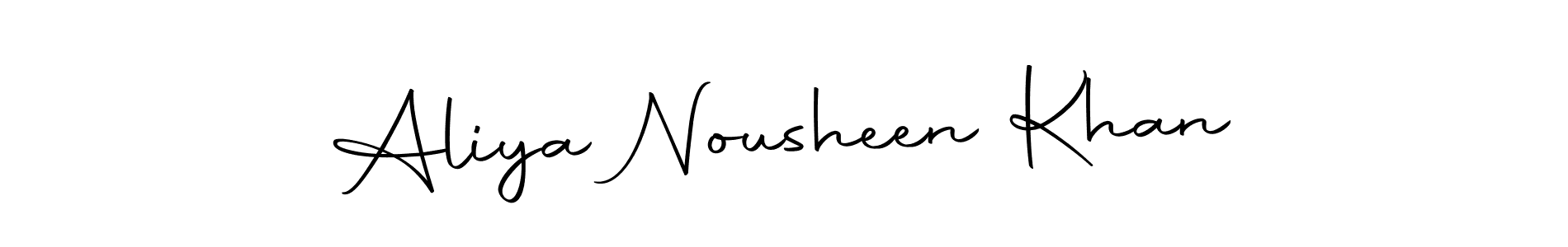 Here are the top 10 professional signature styles for the name Aliya Nousheen Khan. These are the best autograph styles you can use for your name. Aliya Nousheen Khan signature style 10 images and pictures png