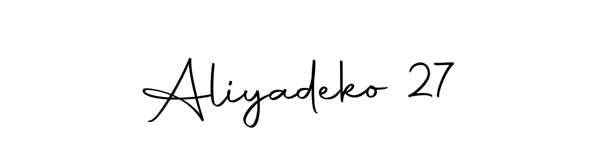 How to Draw Aliyadeko 27 signature style? Autography-DOLnW is a latest design signature styles for name Aliyadeko 27. Aliyadeko 27 signature style 10 images and pictures png