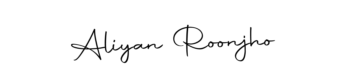 How to make Aliyan Roonjho signature? Autography-DOLnW is a professional autograph style. Create handwritten signature for Aliyan Roonjho name. Aliyan Roonjho signature style 10 images and pictures png