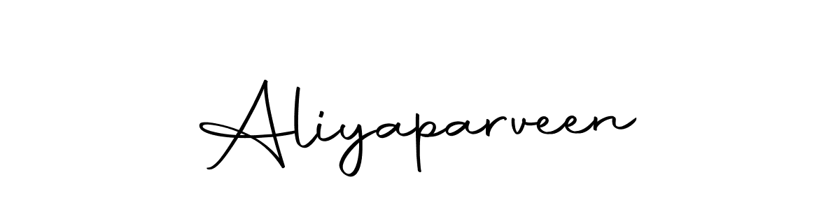 Create a beautiful signature design for name Aliyaparveen. With this signature (Autography-DOLnW) fonts, you can make a handwritten signature for free. Aliyaparveen signature style 10 images and pictures png