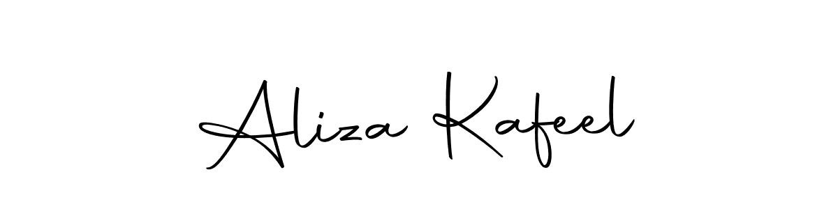 Design your own signature with our free online signature maker. With this signature software, you can create a handwritten (Autography-DOLnW) signature for name Aliza Kafeel. Aliza Kafeel signature style 10 images and pictures png