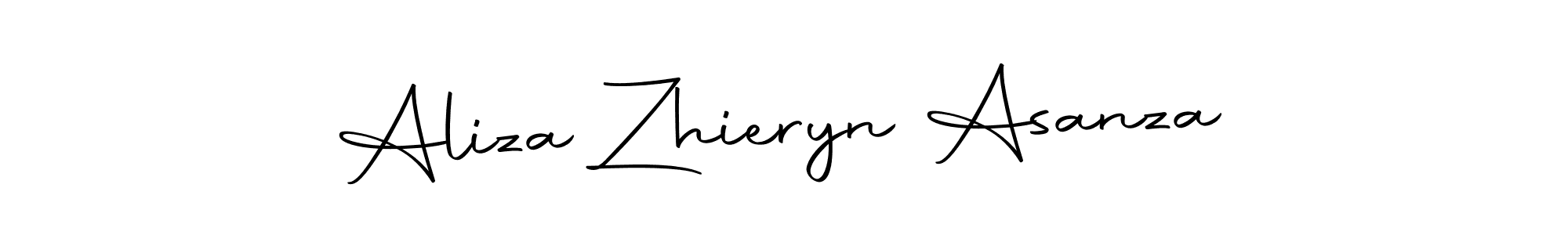 Create a beautiful signature design for name Aliza Zhieryn Asanza. With this signature (Autography-DOLnW) fonts, you can make a handwritten signature for free. Aliza Zhieryn Asanza signature style 10 images and pictures png