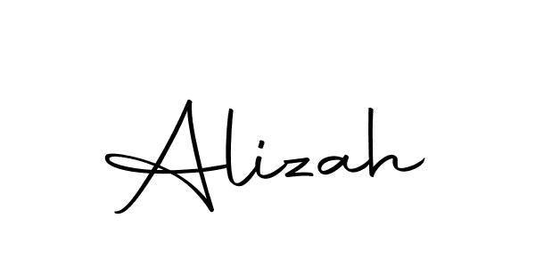 Make a beautiful signature design for name Alizah. With this signature (Autography-DOLnW) style, you can create a handwritten signature for free. Alizah signature style 10 images and pictures png