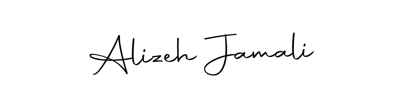 Create a beautiful signature design for name Alizeh Jamali. With this signature (Autography-DOLnW) fonts, you can make a handwritten signature for free. Alizeh Jamali signature style 10 images and pictures png