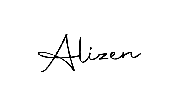 Design your own signature with our free online signature maker. With this signature software, you can create a handwritten (Autography-DOLnW) signature for name Alizen. Alizen signature style 10 images and pictures png