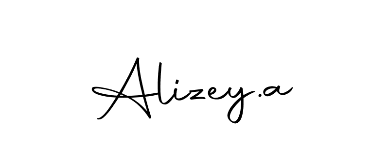 The best way (Autography-DOLnW) to make a short signature is to pick only two or three words in your name. The name Alizey.a include a total of six letters. For converting this name. Alizey.a signature style 10 images and pictures png