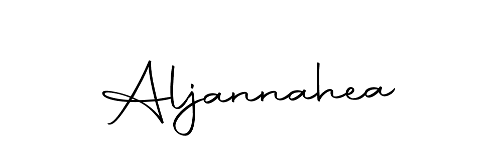 Aljannahea stylish signature style. Best Handwritten Sign (Autography-DOLnW) for my name. Handwritten Signature Collection Ideas for my name Aljannahea. Aljannahea signature style 10 images and pictures png