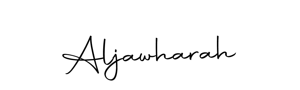 How to make Aljawharah signature? Autography-DOLnW is a professional autograph style. Create handwritten signature for Aljawharah name. Aljawharah signature style 10 images and pictures png
