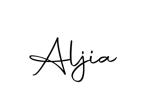 The best way (Autography-DOLnW) to make a short signature is to pick only two or three words in your name. The name Aljia include a total of six letters. For converting this name. Aljia signature style 10 images and pictures png