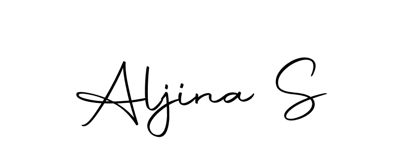 The best way (Autography-DOLnW) to make a short signature is to pick only two or three words in your name. The name Aljina S include a total of six letters. For converting this name. Aljina S signature style 10 images and pictures png