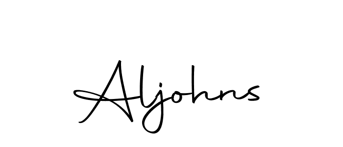 Make a beautiful signature design for name Aljohns. Use this online signature maker to create a handwritten signature for free. Aljohns signature style 10 images and pictures png