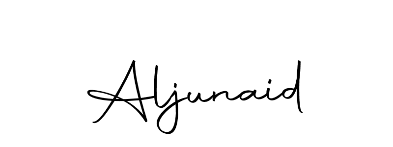 Make a beautiful signature design for name Aljunaid. Use this online signature maker to create a handwritten signature for free. Aljunaid signature style 10 images and pictures png