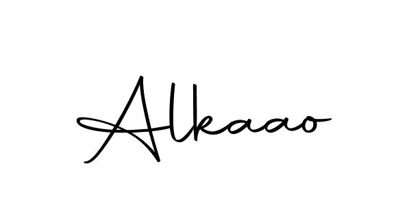 Design your own signature with our free online signature maker. With this signature software, you can create a handwritten (Autography-DOLnW) signature for name Alkaao. Alkaao signature style 10 images and pictures png