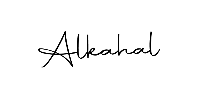 How to make Alkahal signature? Autography-DOLnW is a professional autograph style. Create handwritten signature for Alkahal name. Alkahal signature style 10 images and pictures png