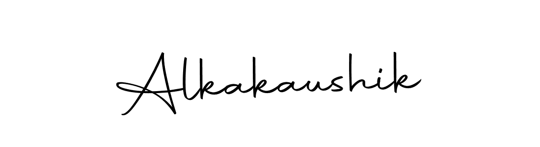 Make a beautiful signature design for name Alkakaushik. With this signature (Autography-DOLnW) style, you can create a handwritten signature for free. Alkakaushik signature style 10 images and pictures png