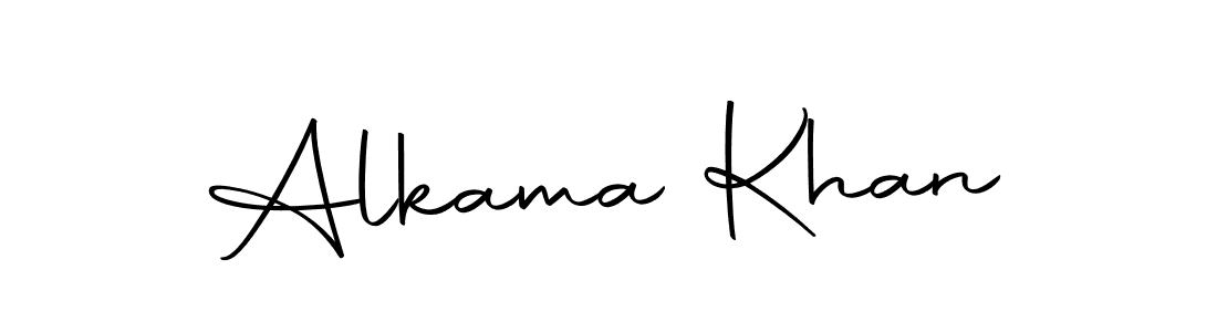 Design your own signature with our free online signature maker. With this signature software, you can create a handwritten (Autography-DOLnW) signature for name Alkama Khan. Alkama Khan signature style 10 images and pictures png