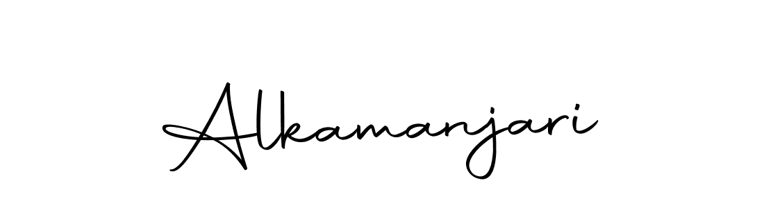 Make a beautiful signature design for name Alkamanjari. With this signature (Autography-DOLnW) style, you can create a handwritten signature for free. Alkamanjari signature style 10 images and pictures png