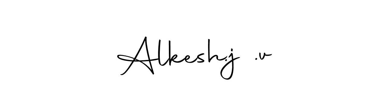 Also You can easily find your signature by using the search form. We will create Alkesh  .j .v name handwritten signature images for you free of cost using Autography-DOLnW sign style. Alkesh  .j .v signature style 10 images and pictures png