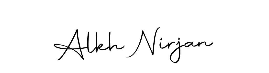 How to make Alkh Nirjan signature? Autography-DOLnW is a professional autograph style. Create handwritten signature for Alkh Nirjan name. Alkh Nirjan signature style 10 images and pictures png