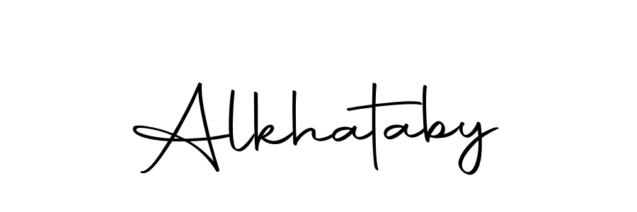 Also we have Alkhataby name is the best signature style. Create professional handwritten signature collection using Autography-DOLnW autograph style. Alkhataby signature style 10 images and pictures png