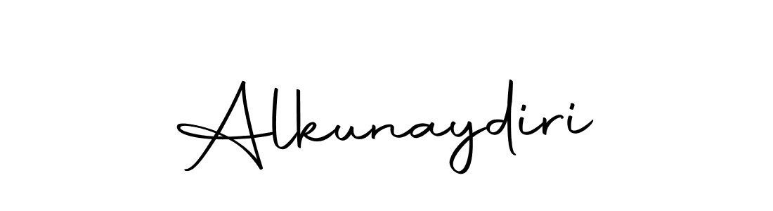 Create a beautiful signature design for name Alkunaydiri. With this signature (Autography-DOLnW) fonts, you can make a handwritten signature for free. Alkunaydiri signature style 10 images and pictures png
