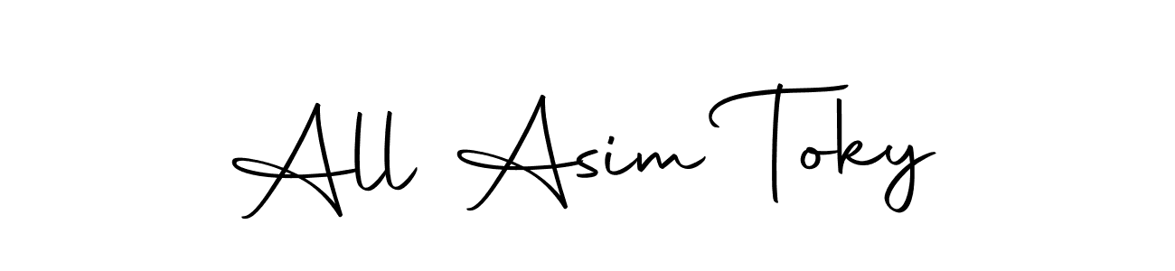Similarly Autography-DOLnW is the best handwritten signature design. Signature creator online .You can use it as an online autograph creator for name All Asim Toky. All Asim Toky signature style 10 images and pictures png