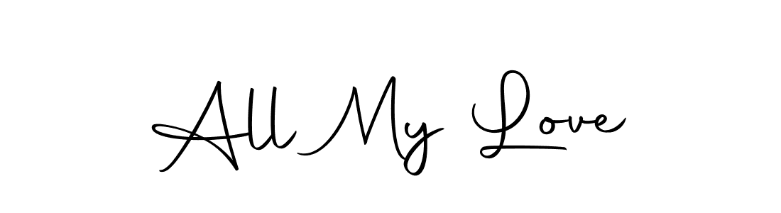 Make a beautiful signature design for name All My Love. With this signature (Autography-DOLnW) style, you can create a handwritten signature for free. All My Love signature style 10 images and pictures png