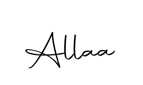 How to make Allaa signature? Autography-DOLnW is a professional autograph style. Create handwritten signature for Allaa name. Allaa signature style 10 images and pictures png