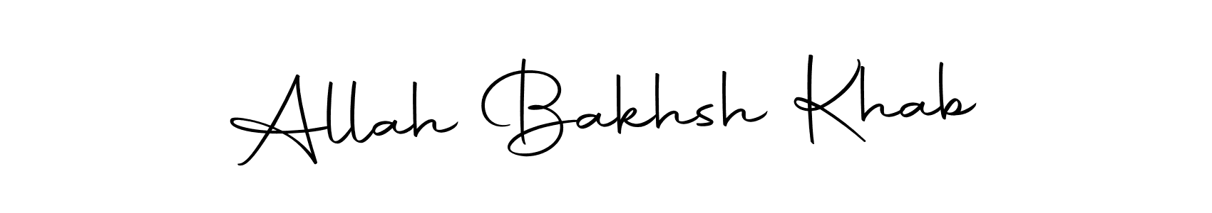Allah Bakhsh Khab stylish signature style. Best Handwritten Sign (Autography-DOLnW) for my name. Handwritten Signature Collection Ideas for my name Allah Bakhsh Khab. Allah Bakhsh Khab signature style 10 images and pictures png