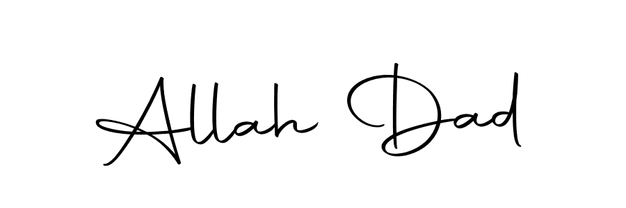 You can use this online signature creator to create a handwritten signature for the name Allah Dad. This is the best online autograph maker. Allah Dad signature style 10 images and pictures png