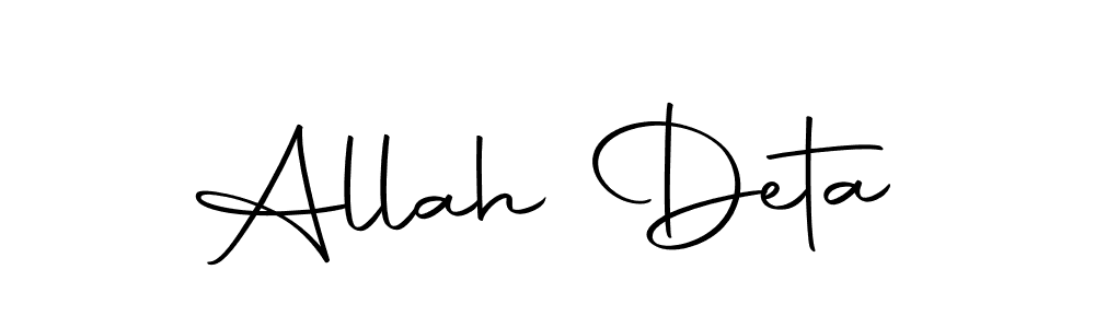 How to make Allah Deta name signature. Use Autography-DOLnW style for creating short signs online. This is the latest handwritten sign. Allah Deta signature style 10 images and pictures png