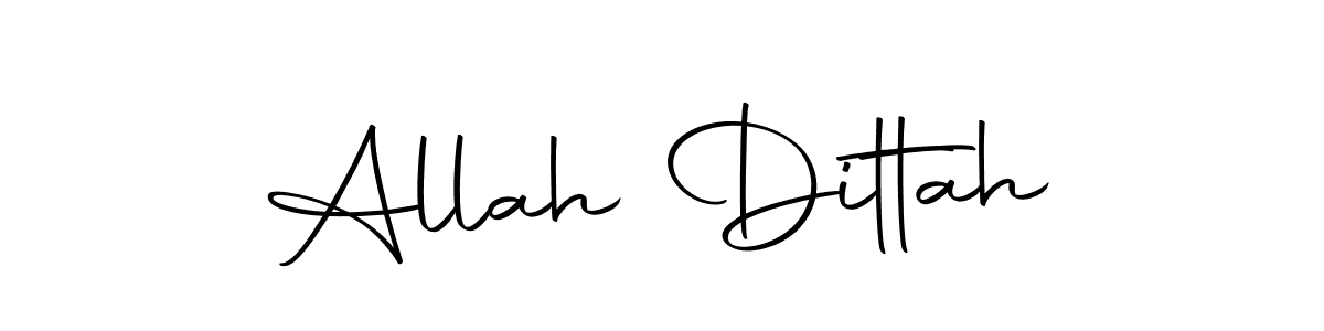 Allah Dittah stylish signature style. Best Handwritten Sign (Autography-DOLnW) for my name. Handwritten Signature Collection Ideas for my name Allah Dittah. Allah Dittah signature style 10 images and pictures png