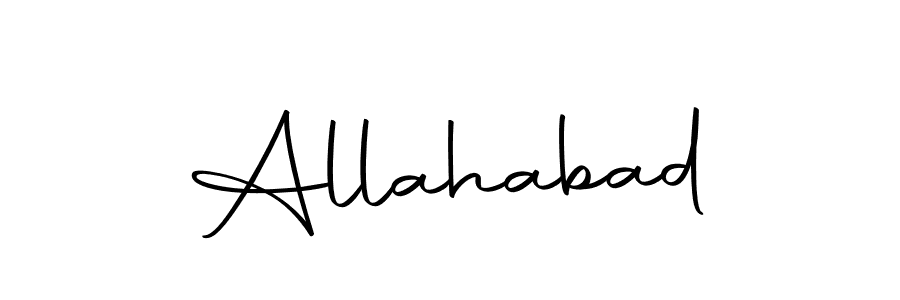 You should practise on your own different ways (Autography-DOLnW) to write your name (Allahabad) in signature. don't let someone else do it for you. Allahabad signature style 10 images and pictures png