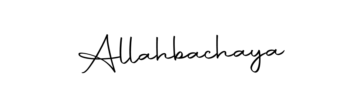 You should practise on your own different ways (Autography-DOLnW) to write your name (Allahbachaya) in signature. don't let someone else do it for you. Allahbachaya signature style 10 images and pictures png