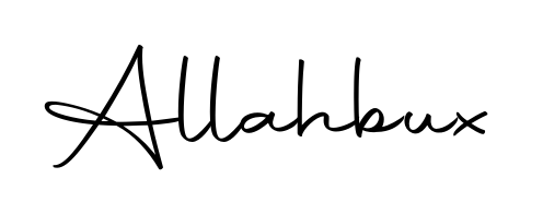 Discover the perfect balance of readability and style for Allahbux with Autography-DOLnW font. Create your dream signature today. Allahbux signature style 10 images and pictures png