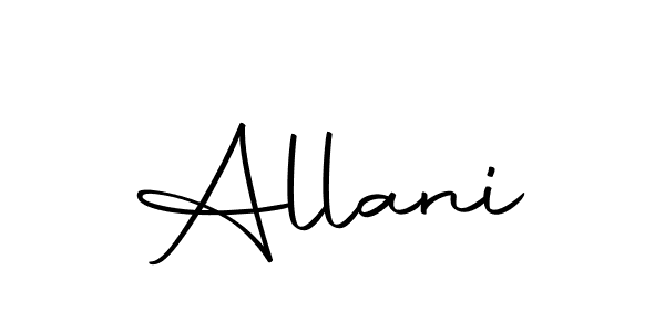 You should practise on your own different ways (Autography-DOLnW) to write your name (Allani) in signature. don't let someone else do it for you. Allani signature style 10 images and pictures png