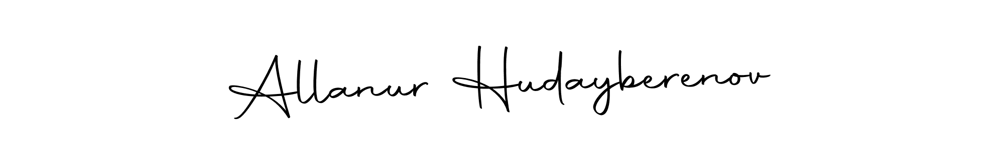 The best way (Autography-DOLnW) to make a short signature is to pick only two or three words in your name. The name Allanur Hudayberenov include a total of six letters. For converting this name. Allanur Hudayberenov signature style 10 images and pictures png