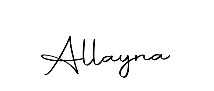 Create a beautiful signature design for name Allayna. With this signature (Autography-DOLnW) fonts, you can make a handwritten signature for free. Allayna signature style 10 images and pictures png